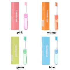 Portable Folding Soft Toothbrush for Travel Camping Business
