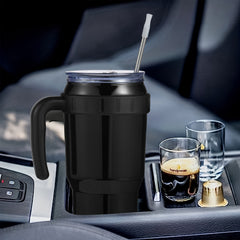 40oz Insulation Cup With Handle And Straw Lid Stainless Steel