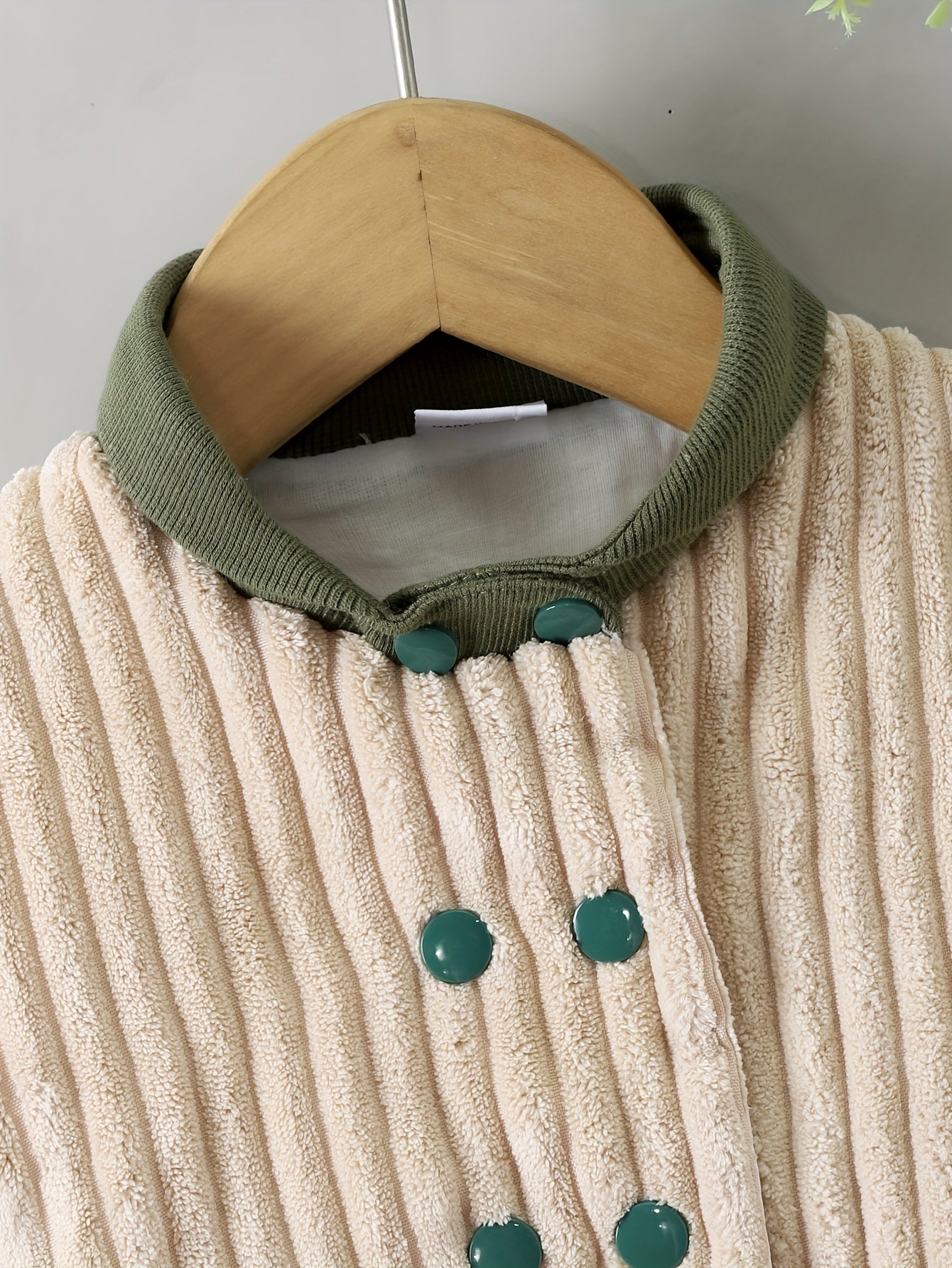 Toddler Baby Boy Girl Fleece Jacket Corduroy Fall Winter Baseball Co