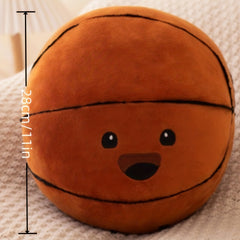 Football Plush Stuffed Ball Pillow Soft Plush Ball Durable Gift