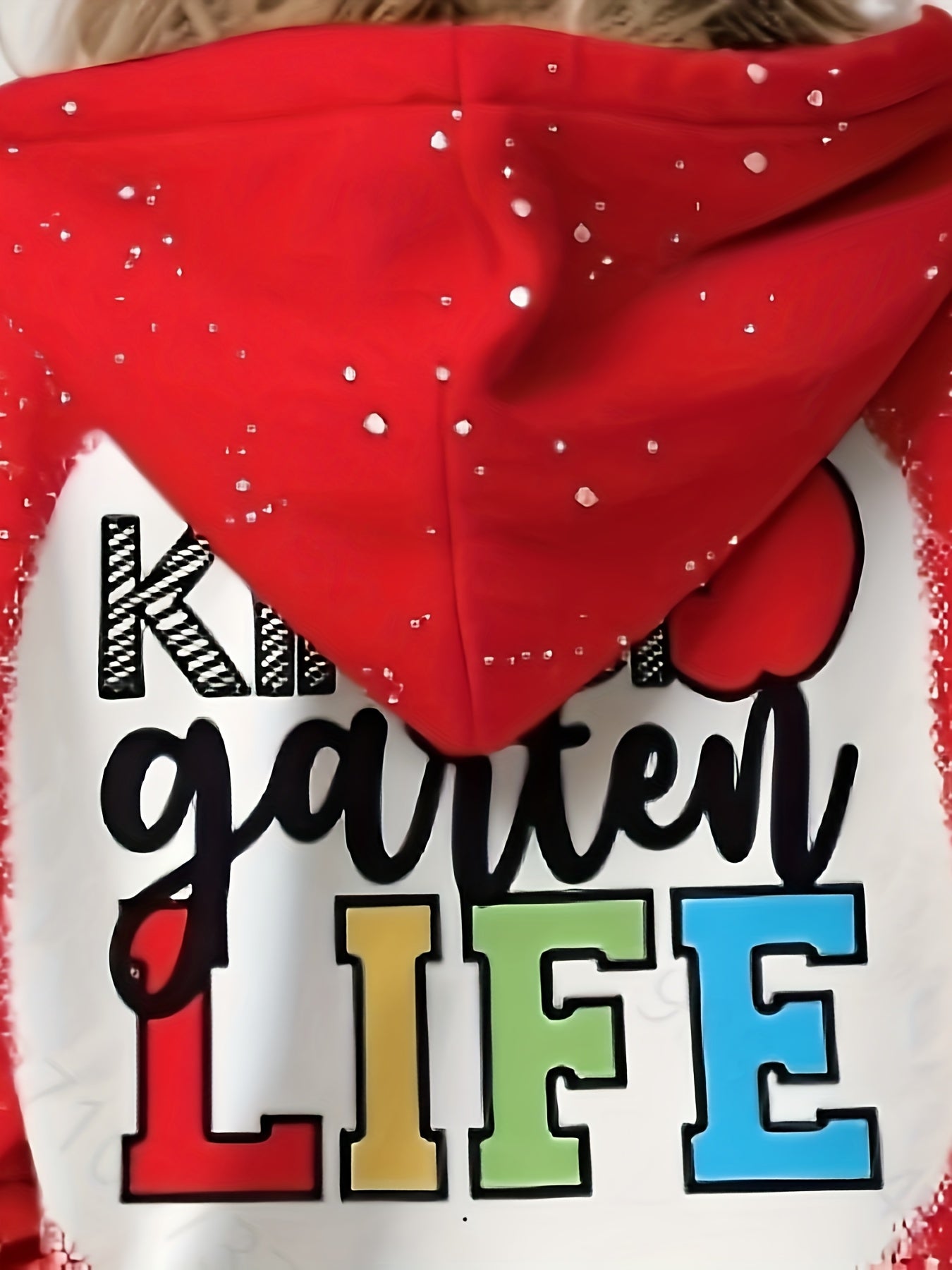 Girls Kindergarten Life Hoodie with Pocket 4-14y
