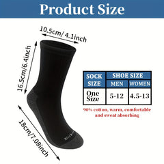 12 Pairs Moisture Socks Men Women Comfortable Casual