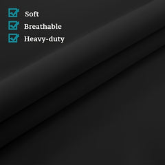 Solid French Blackout Door Curtain 66x173cm