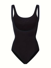 Sleeveless Thong Bodysuit Tummy Control Shaper Slimmer