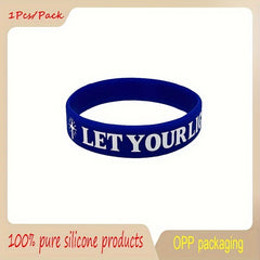 Colorful Inspirational Silicone Bracelet Wrist Band
