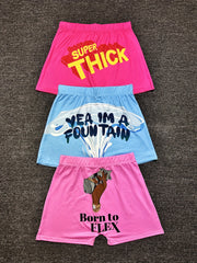 3 Packs Colorblock Yoga Shorts for Women