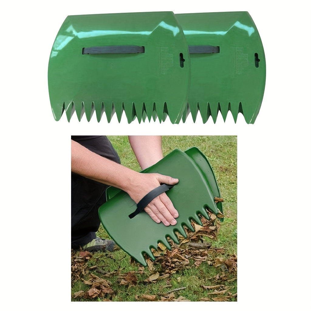 2pcs Leaf Collector Set Grabs Leaves Garden Cleaning Shovel