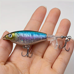2 Whopper Popper Bait Kit, Realistic Action, Bright Colors
