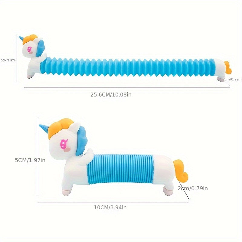 Unicorn Telescopic Tube Toy for Fun and Venting