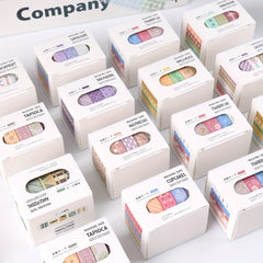 5pcs Journal Tape Decoration Sticker Tape