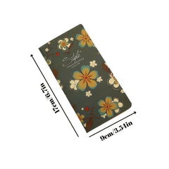 50pg Portable Retro Notebook Faux Leather Cover Thread Binding Vintage Style