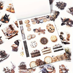 20 Sheets Vintage Architecture Sticker Book for Scrapbooking