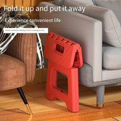 Durable Folding Stool Non Slip Surface Home Travel Outdoor