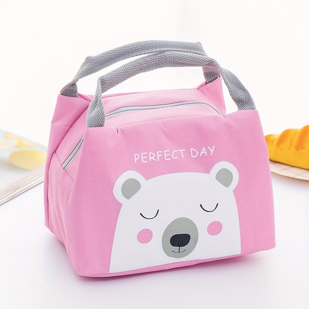 Insulated Lunch Bag Large Capacity Cartoon Pet Design