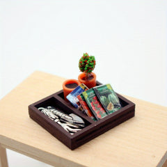 Doll House Gardening Wooden Box Shovel Pot Plant Seed Model Accessories