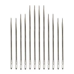Stainless Steel Sewing Needles Set with Side Hole, Household Sewing Supplies