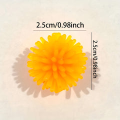 20pcs TPR Mini Burr Ball Sole Massage Balls Sensory Fidget Toys Mixed Colors