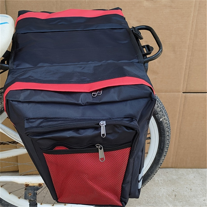 Rear Rack Bag Mountain Bike Double Pack Saddle Bag