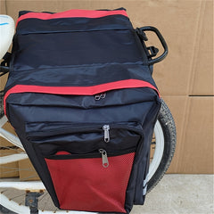 Rear Rack Bag Mountain Bike Double Pack Saddle Bag