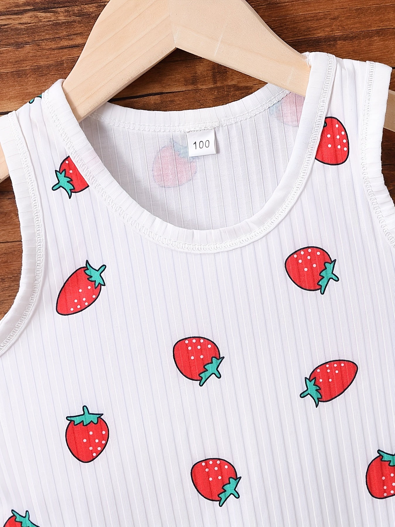 Baby Girls' Strawberry Print Tank Top