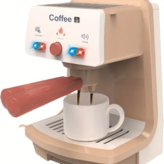 Kids Coffee Machine Toy with Realistic Details & Sound Effects