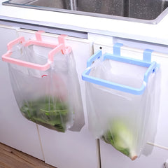 Garbage Bag Holder for Kitchen Pantry - Reusable Plastic Rack
