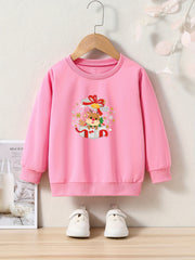 Christmas Surprise Reindeer Sweatshirt for Kids