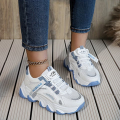 Women's Spring Fleece High Sports Shoes Dad Shoes