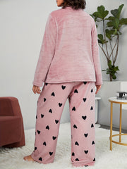 Polar Bear Flannel Pajamas Set
