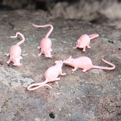 Pink Realistic Rat Prank Toy Durable Plastic Halloween Gag Gift