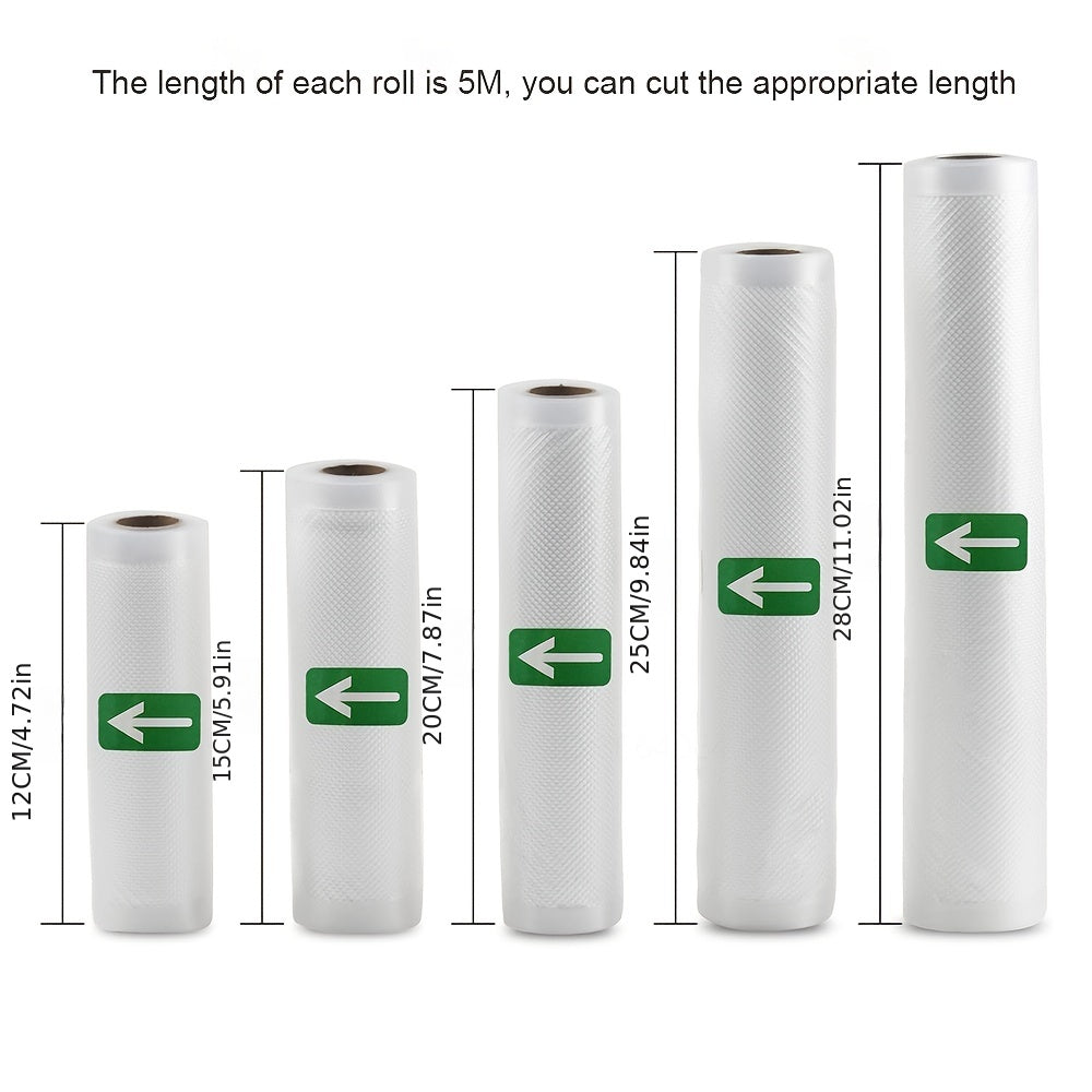 Food Vacuum Bags Storage Sealer Packaging Rolls Kitchen Supplies