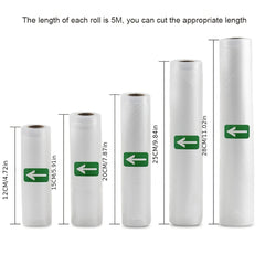 Food Vacuum Bags Storage Sealer Packaging Rolls Kitchen Supplies
