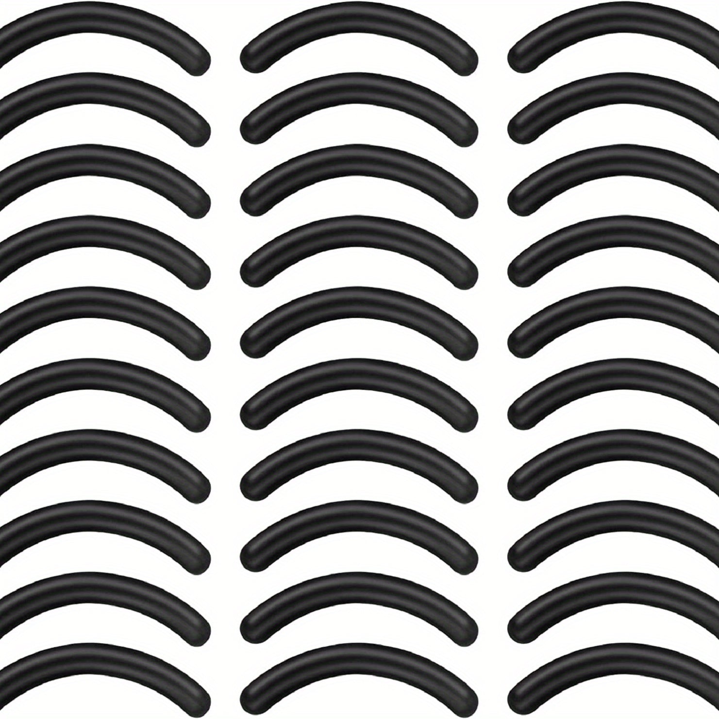 30Pcs Eyelash Curler Refill Pads Silicone Rubber Replacement Pads