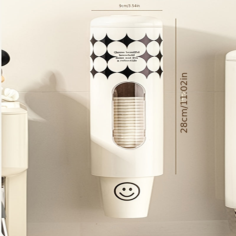 Nordic Cream Style Wall-Mounted Cup Holder for Water Dispenser