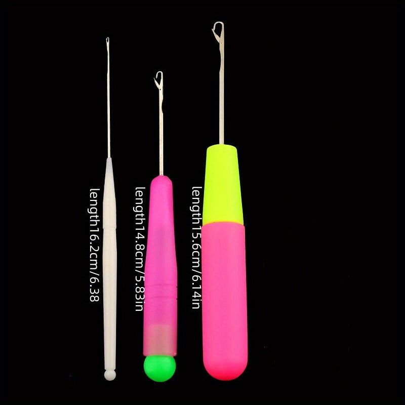 Crochet Hook Repair Set Plastic Handle Small Crochet Woolen T