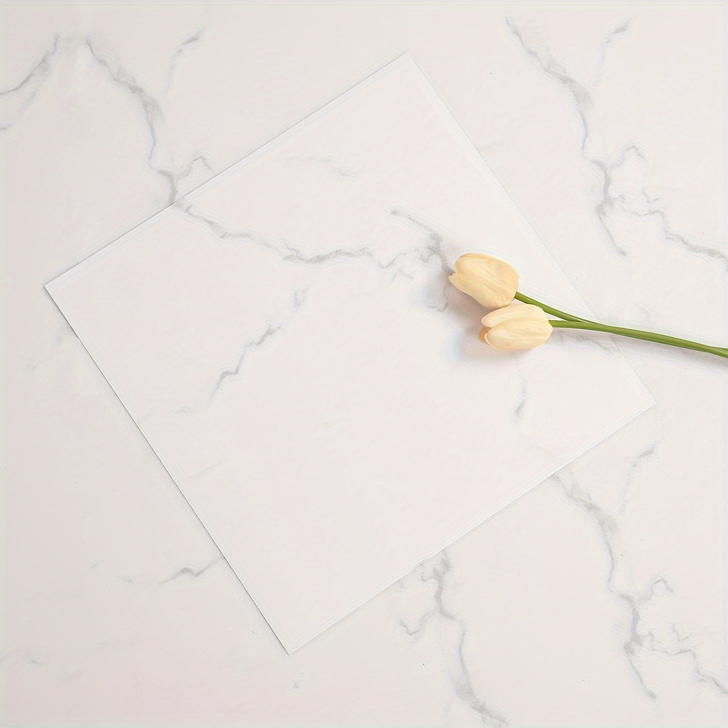 10pcs Marble Tile Sticker Peel Stick Home Decor Waterproof Self-adhesive