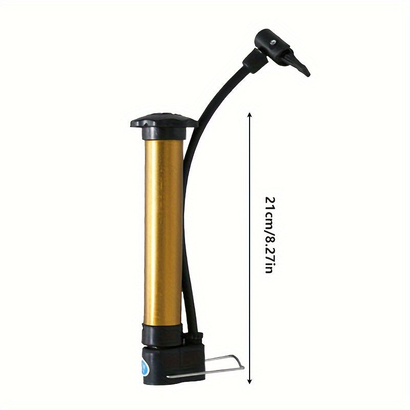 Mini Portable Bicycle Pump with Needles for Basketball Soccer Air Ball