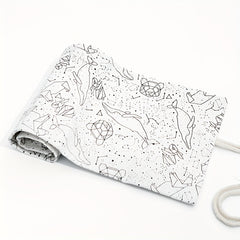 Canvas Pencil Bag Roll 72 Holes Creative Stationery Box