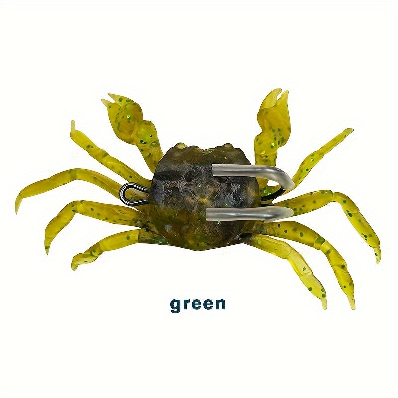 Bionic Crab Soft Bait with Double Hook for Fishing