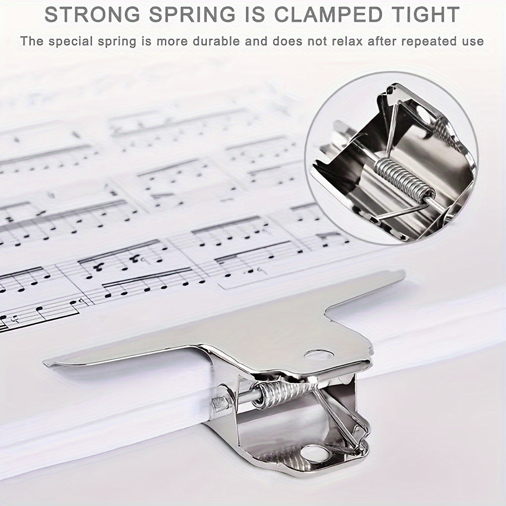 5pcs Large Paper Clip Silvery Metal File Binder Clip for Home Office School