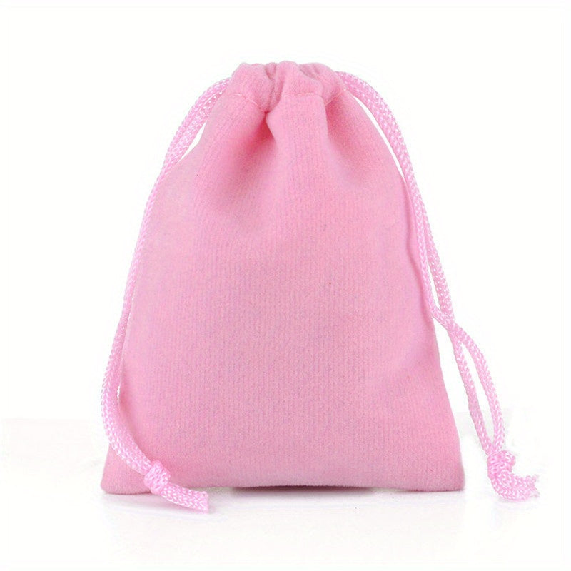 5pcs Velvet Jewelry Storage Bag Small Gift Wrapping Pocket