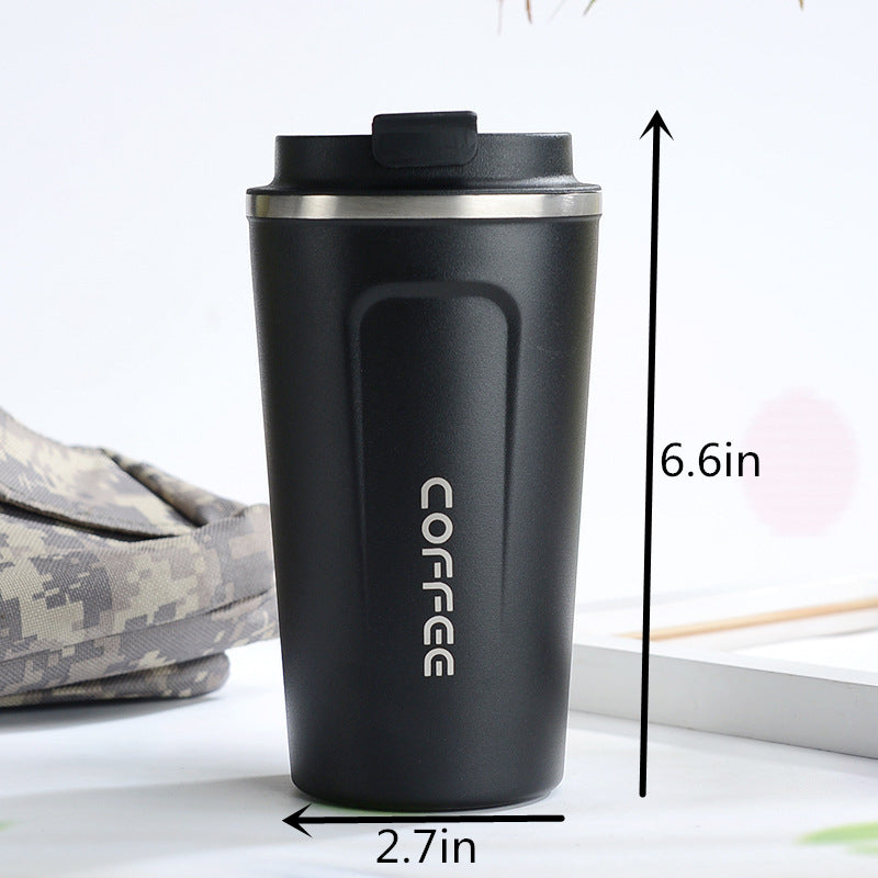 17oz Stainless Steel Coffee Cup with Lid