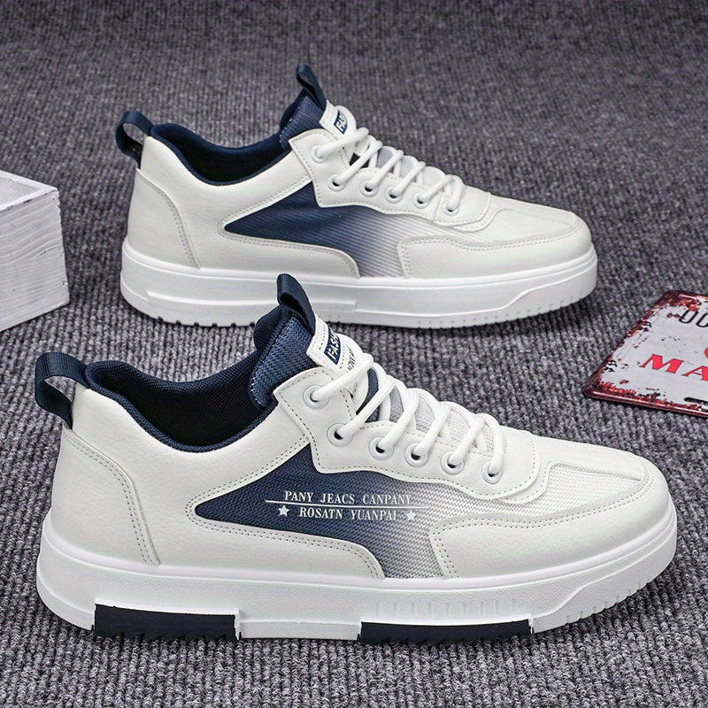 Men's Gradient Lace-up Sneakers Skate Shoes
