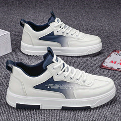 Men's Gradient Lace-up Sneakers Skate Shoes