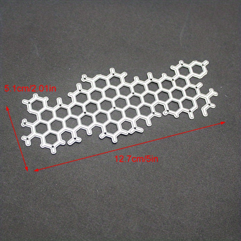 Honeycomb Grid Fishnet Metal Cutting Dies Stencil for Cards Scrapbooking DIY