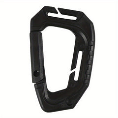 D-Shaped Carabiner Keyring for Backpacking