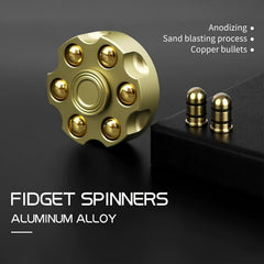 Metal Finger Spinner Adult Rotating Relax Toy Office Gift