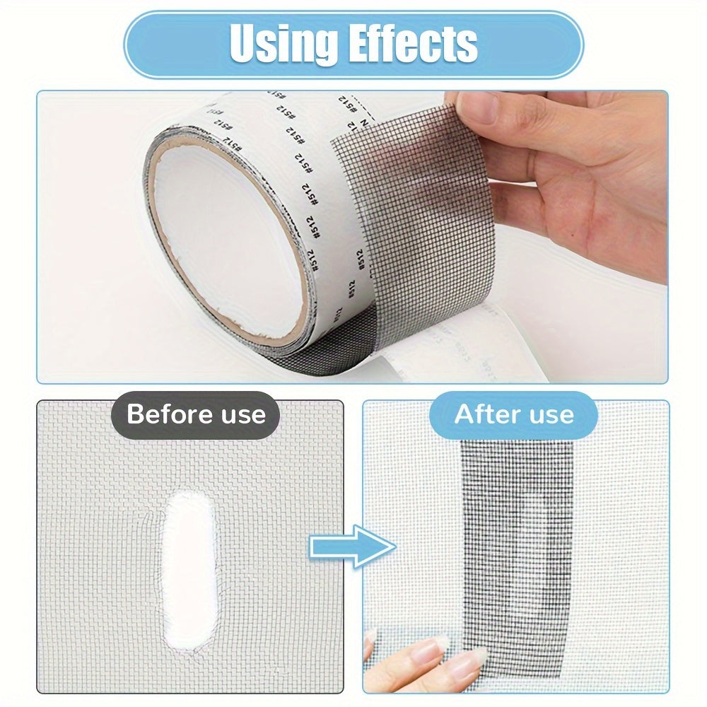 Waterproof Window Screen Repair Patch Tape - Anti Insect Mosquito Mesh Sticker
