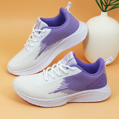 Breathable Mesh Lace Up Running Shoes Casual Women's Footwear