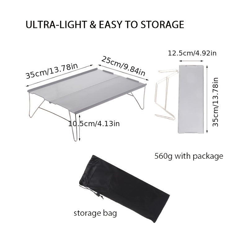 Ultralight Mini Outdoor Table for Camping